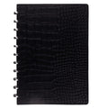 Atoma Pur Croco Black Leather Notebook 210 x 295