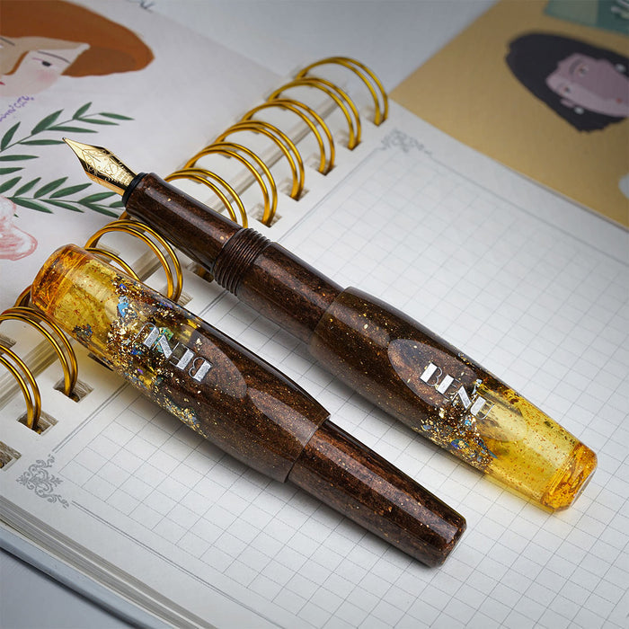 Benu Pixie Pocket Fountain Pen Honey Bronze