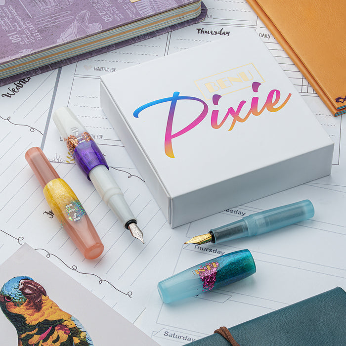 Benu Pixie Pocket Fountain Pen Luminous Haze Set of 3