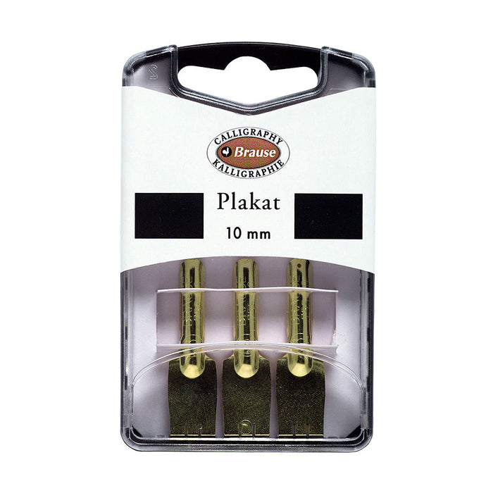 Brause Nibs Set of 3 Plakat (Square Cut) by Brause at Cult Pens