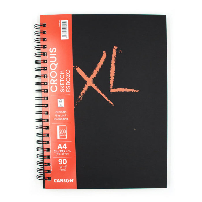 Canson XL Sketch Book Wirebound Portrait A4 100 Sheets by Canson at Cult Pens