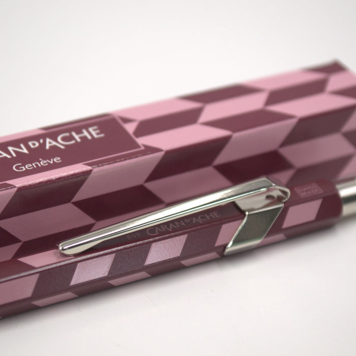 Caran d'Ache 849 Ballpoint Pen Mosaic Garnet Red