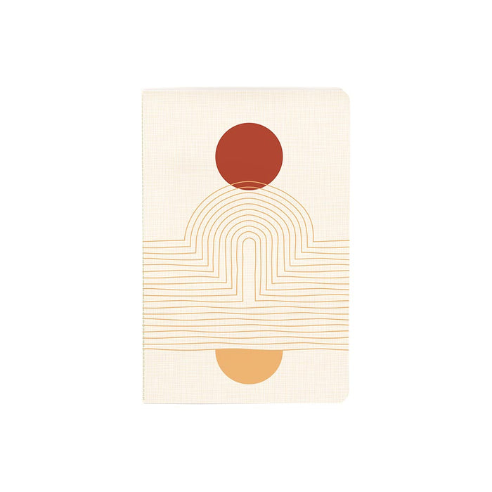 Clairefontaine Terracotta Stapled Notebook Sewn On Spine 11x17cm Assorted