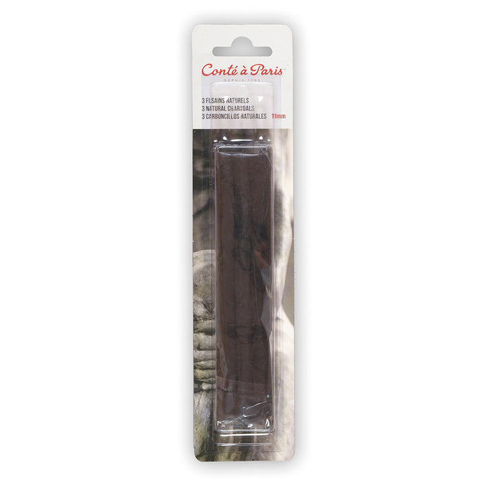 Conté à Paris Natural Charcoal Set of 3 11mm by Conté à Paris at Cult Pens