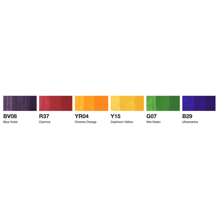 Copic Ciao Set of 6 Assorted