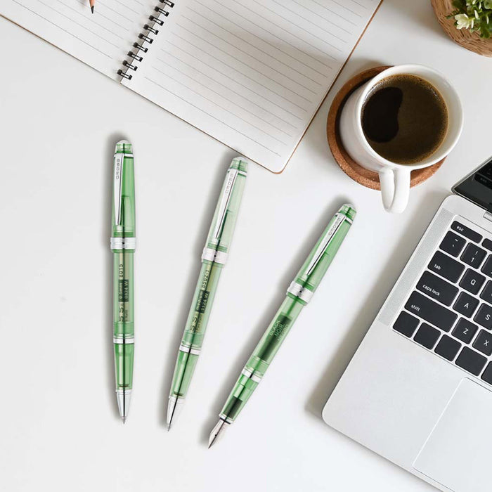 Cross Bailey Light Translucent Green Resin Rollerball Pen