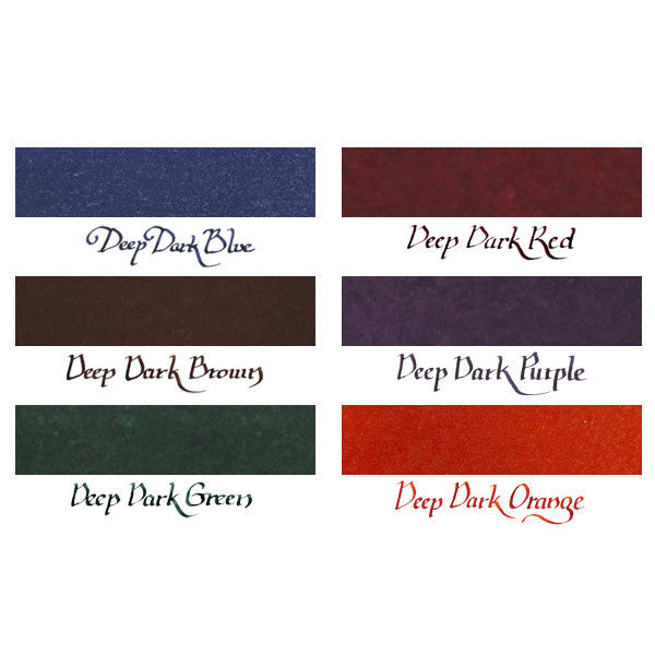 Cult Pens Deep Dark Fountain Pen Ink by Diamine 80ml by Diamine at Cult Pens