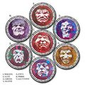 Cult Pens Exclusive 7 Deadly Sins Fountain Pen Ink Complete Set by Diamine 30ml