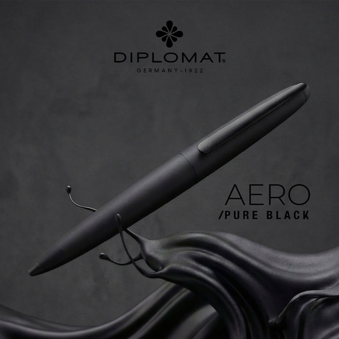 Diplomat Aero Pure Black Special Edition easyFLOW Ballpoint Pen