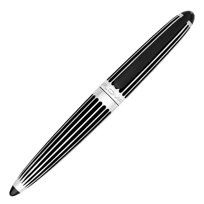 Diplomat Aero Stripes Black Rollerball Pen