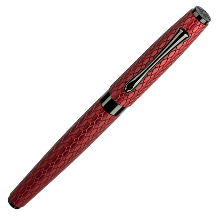Diplomat Cobra Guilloche Rollerball Burgundy