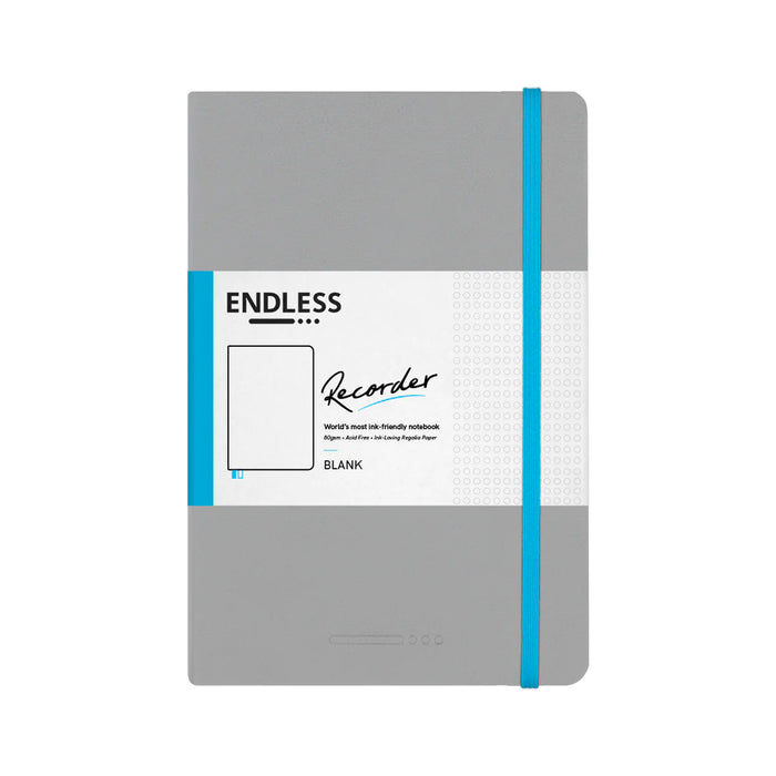 Endless Recorder Notebook A5 Mountain Snow by Endless at Cult Pens