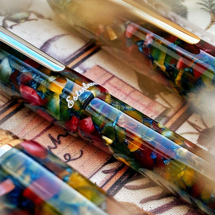 Esterbrook Estie Rollerball Pen Botanical Gardens Gold by Esterbrook at Cult Pens