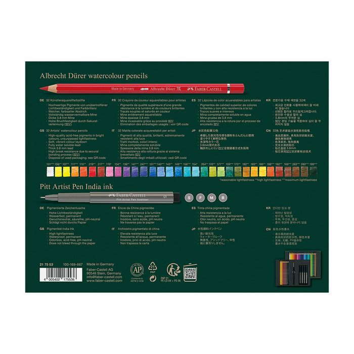 Faber-Castell Albrecht Dürer and Pitt Pen Gift Set 37 Piece