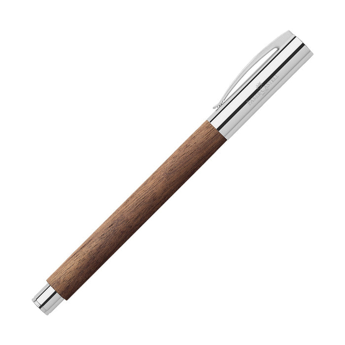 Faber-Castell Ambition Rollerball Pen Walnut Wood by Faber-Castell at Cult Pens