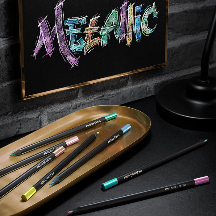 Faber-Castell Colour Pencils Black Edition Metallic Set of 12