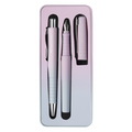 Faber-Castell Poly Ball Fountain Pen and Ballpoint Set Blushing Sky