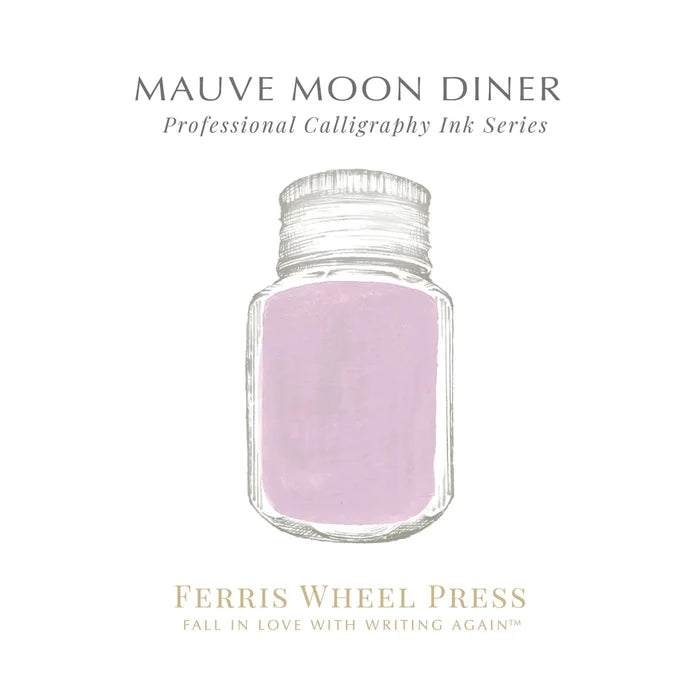 Ferris Wheel Press Calligraphy Ink 28ml Mauve Moon Diner