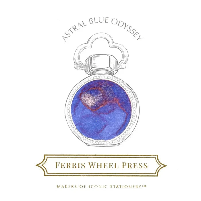 Ferris Wheel Press Everyday Fountain Pen Ink 10ml Astral Blue Odyssey
