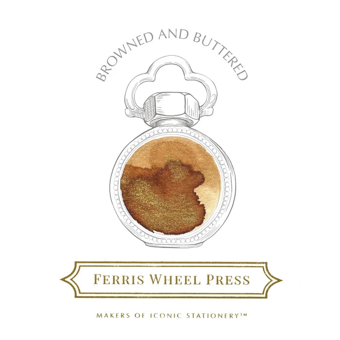 Ferris Wheel Press Everyday Fountain Pen Ink 10ml Browned and Buttered