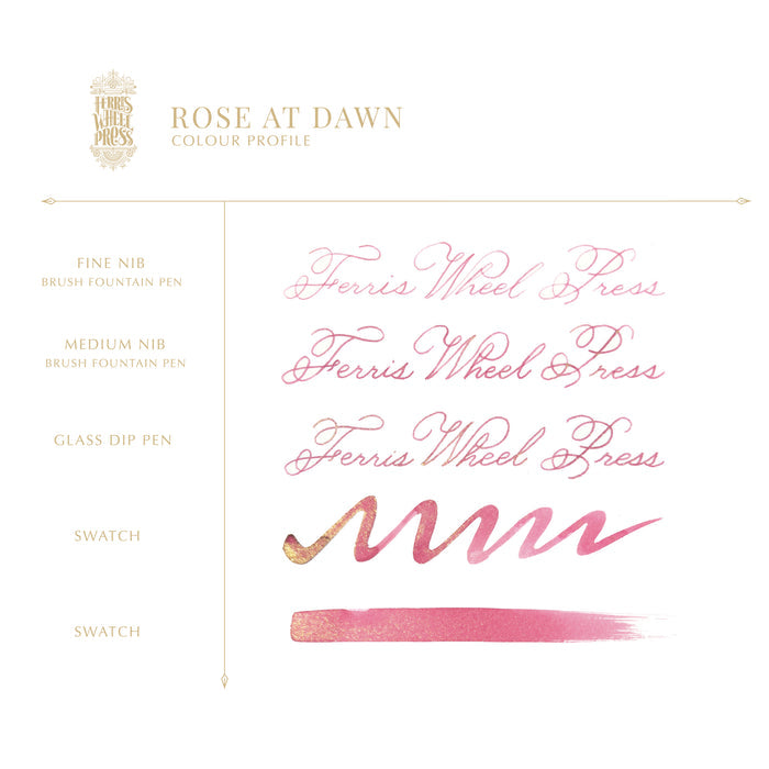 Ferris Wheel Press Everyday Fountain Pen Ink 10ml Rose at Dawn