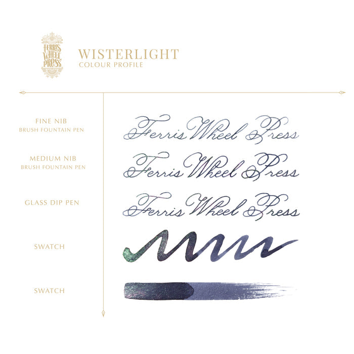 Ferris Wheel Press Ferritales Fountain Pen Ink 10ml Wisterlight