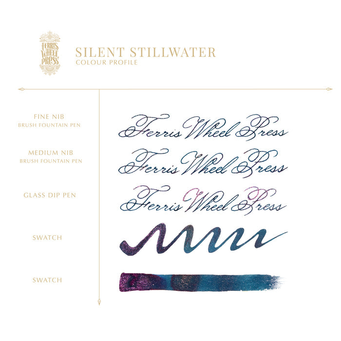 Ferris Wheel Press Ferritales Fountain Pen Ink 20ml Silent Stillwater