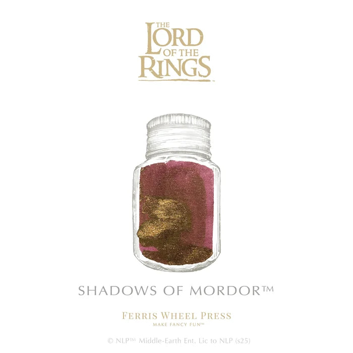 Ferris Wheel Press Lord of the Rings Fountain Pen Ink 28ml Shadows of Mordor