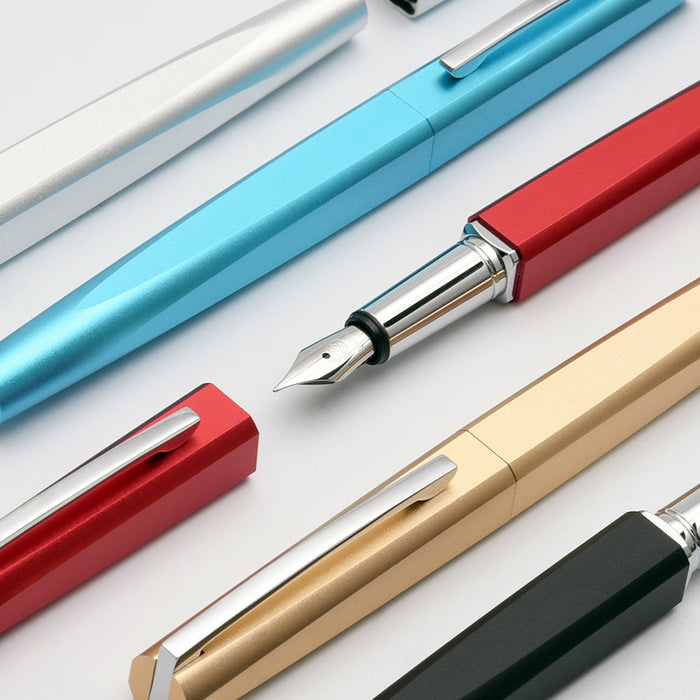 Kaco Square Fountain Pen Gold by Kaco at Cult Pens