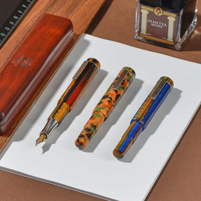 Laban Pocket Fountain Pen Tiger King by Laban at Cult Pens