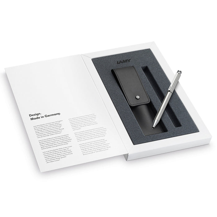 LAMY 645 MS st Twin Pen and Leather Pouch set