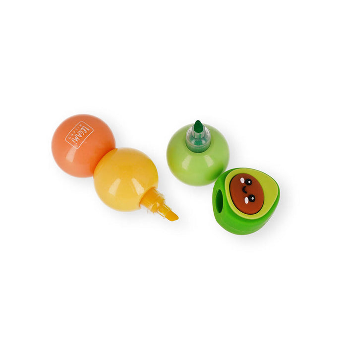 Legami 3 In 1 Highlighter Avocado by Legami at Cult Pens