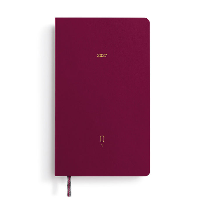 LEUCHTTURM1917 Quarterly Daily Planner 2027 Pocket A6 Shades of Rose