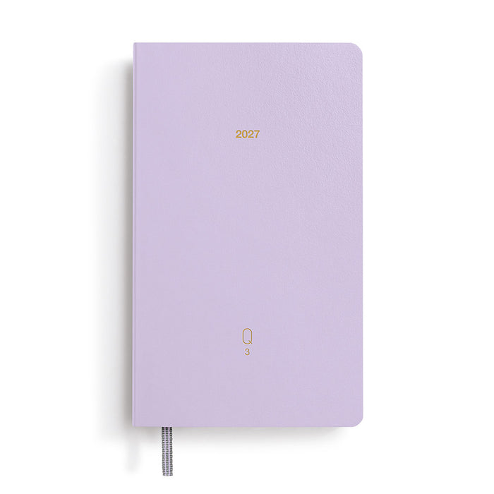 LEUCHTTURM1917 Quarterly Daily Planner 2027 Pocket A6 Shades of Rose