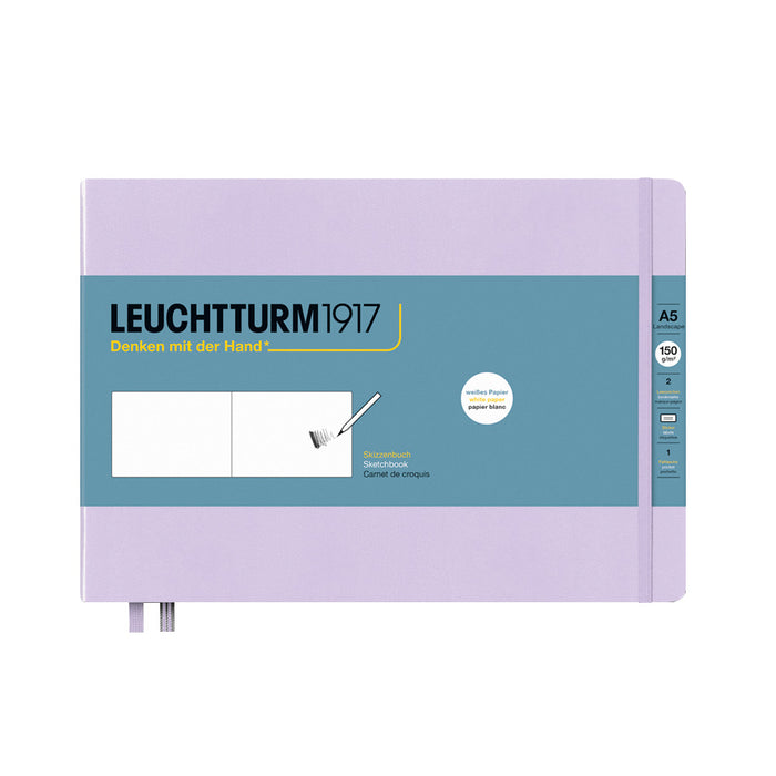 LEUCHTTURM1917 Sketchbook Medium Landscape Lilac