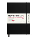 LEUCHTTURM1917 Week Planner 2027 Hardcover Master A4+ Black
