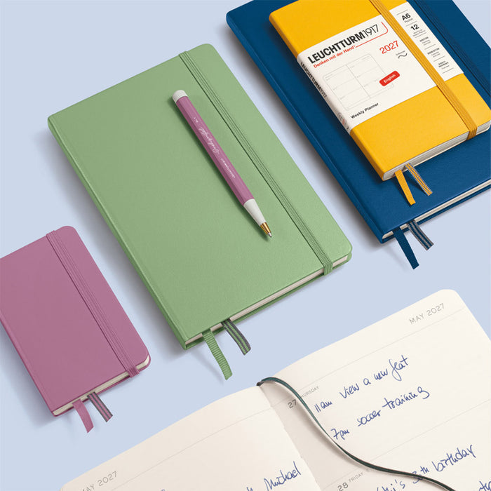 LEUCHTTURM1917 Weekly Planner 2027 Pocket A6 Cherry