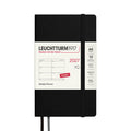LEUCHTTURM1917 Weekly Planner 2027 Softcover Pocket A6 Black