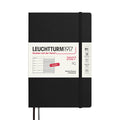 LEUCHTTURM1917 Weekly Planner & Notebook 2027 Softcover Paperback B6+ Black
