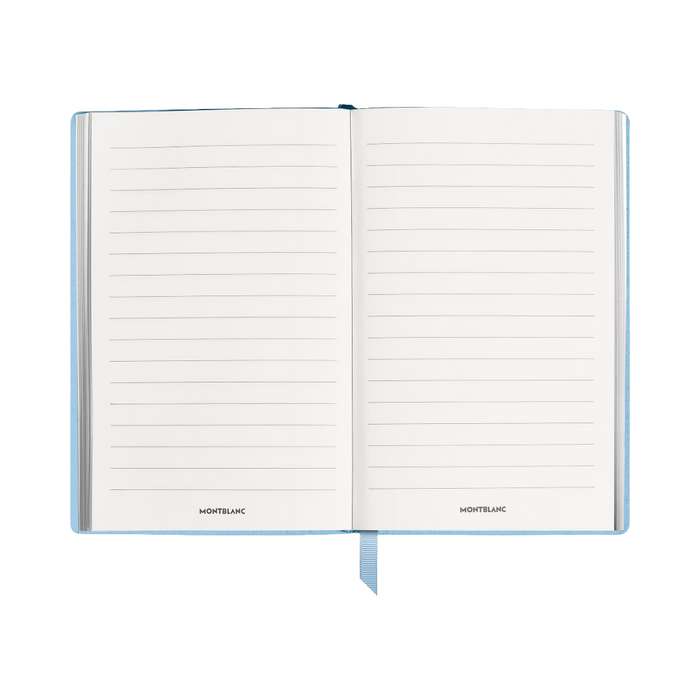 Montblanc Large Notebook Pale Blue Leather Lined