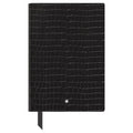 Montblanc Medium Notebook Black Printed Croco Leather Lined