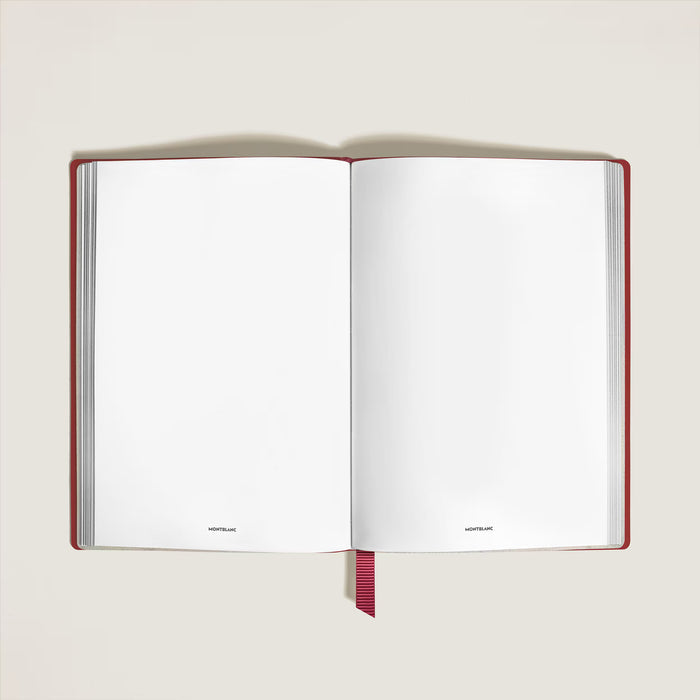 Montblanc Medium Notebook Brick Red Leather Blank