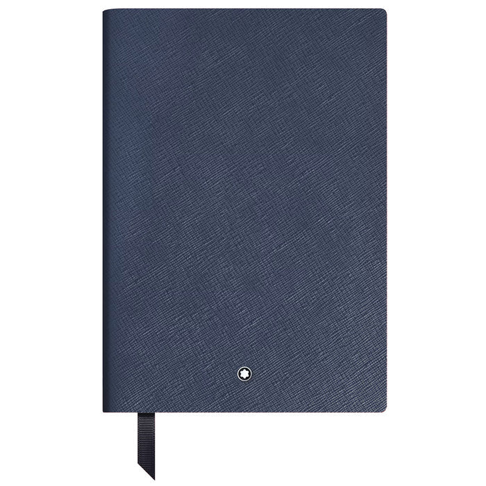 Montblanc Medium Notebook Ink Blue Leather Squared