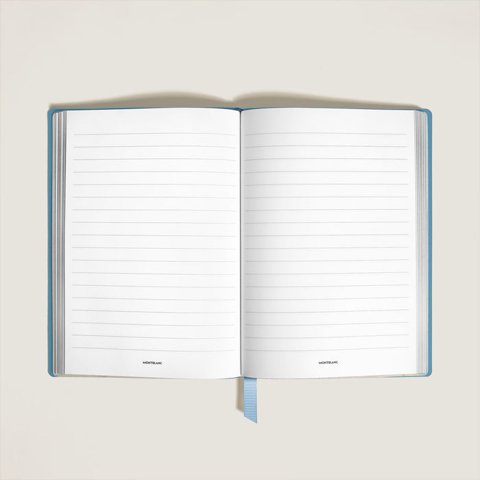 Montblanc Medium Notebook Pale Blue Leather Lined