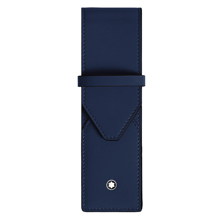 Montblanc Meisterstuck 2 Pen Pouch Ink Blue
