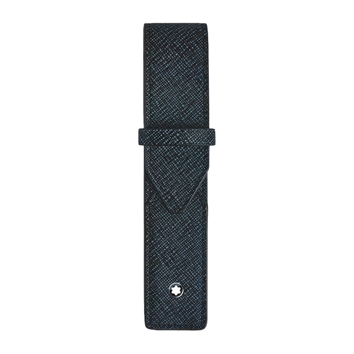 Montblanc Meisterstuck Sartorial 1 Pen Pouch Tweed Blue