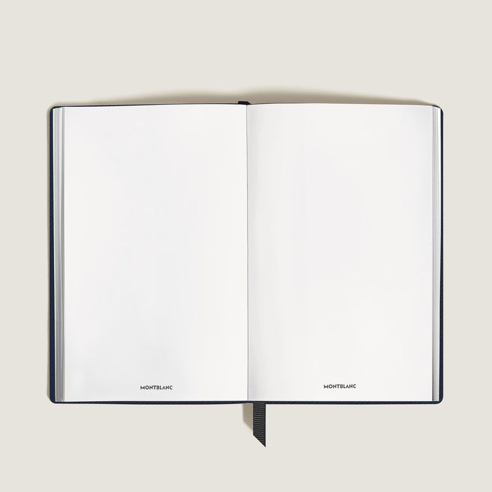 Montblanc Small Notebook Ink Blue Leather Blank