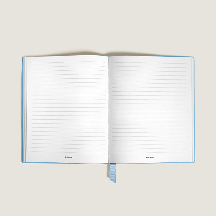 Montblanc Small Notebook Pale Blue Leather Lined