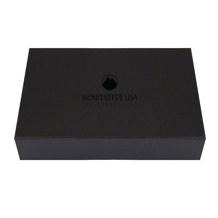 Monteverde Noir Collection 10-Piece Ink Bottle Gift Set by Monteverde at Cult Pens