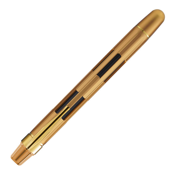 Nahvalur Eclipse Retractable Fountain Pen Pure Gold